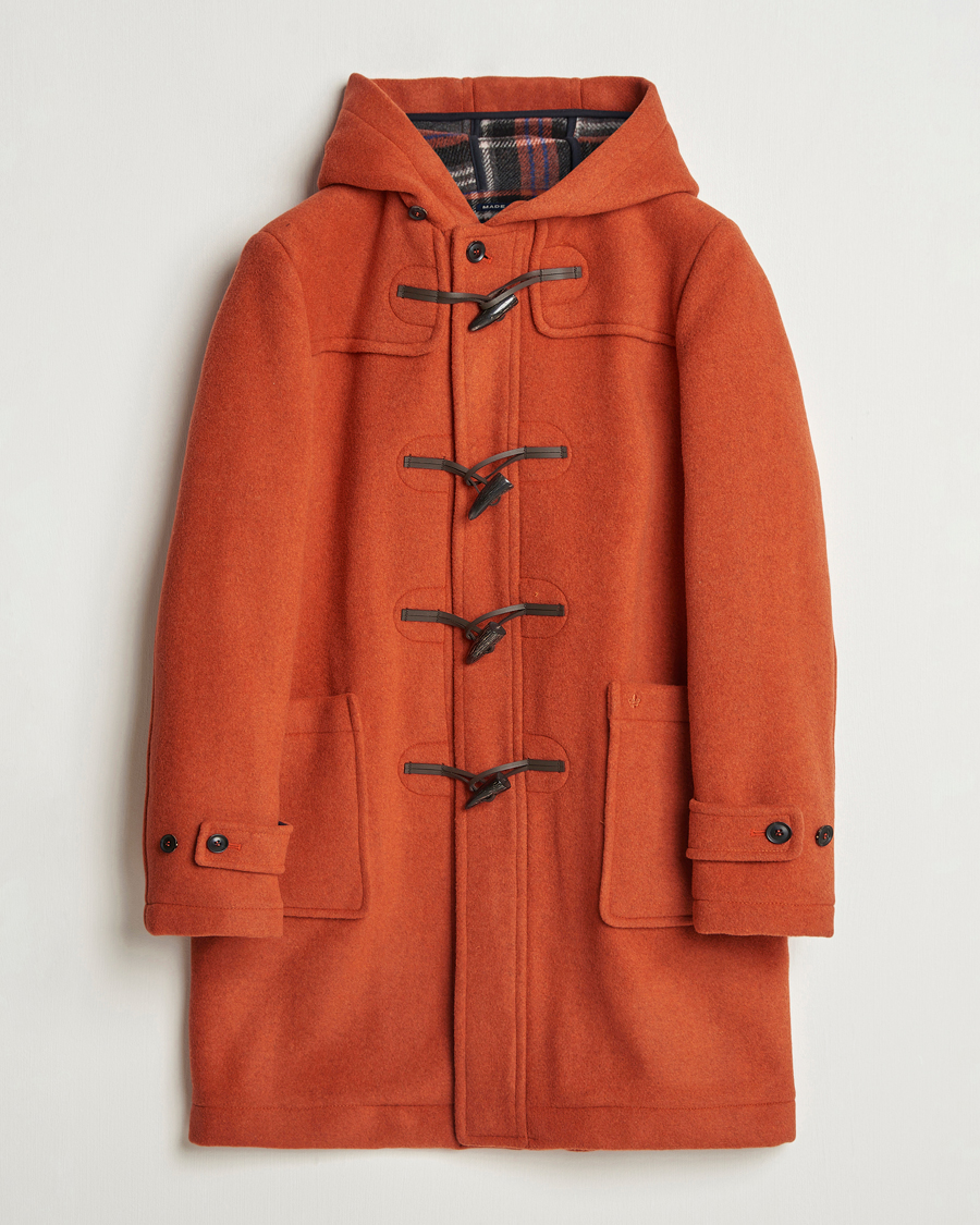 Men | Coats & Jackets | Morris | Duffle Coat Orange