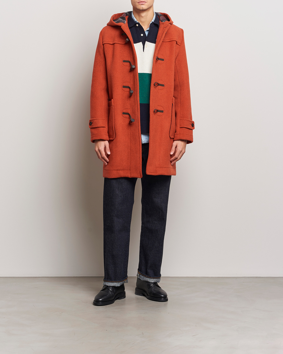 Men | Coats & Jackets | Morris | Duffle Coat Orange