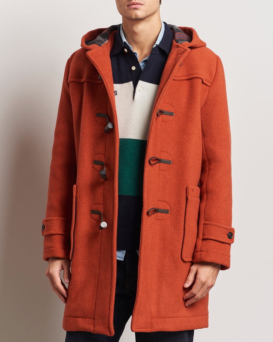 Men | Coats & Jackets | Morris | Duffle Coat Orange