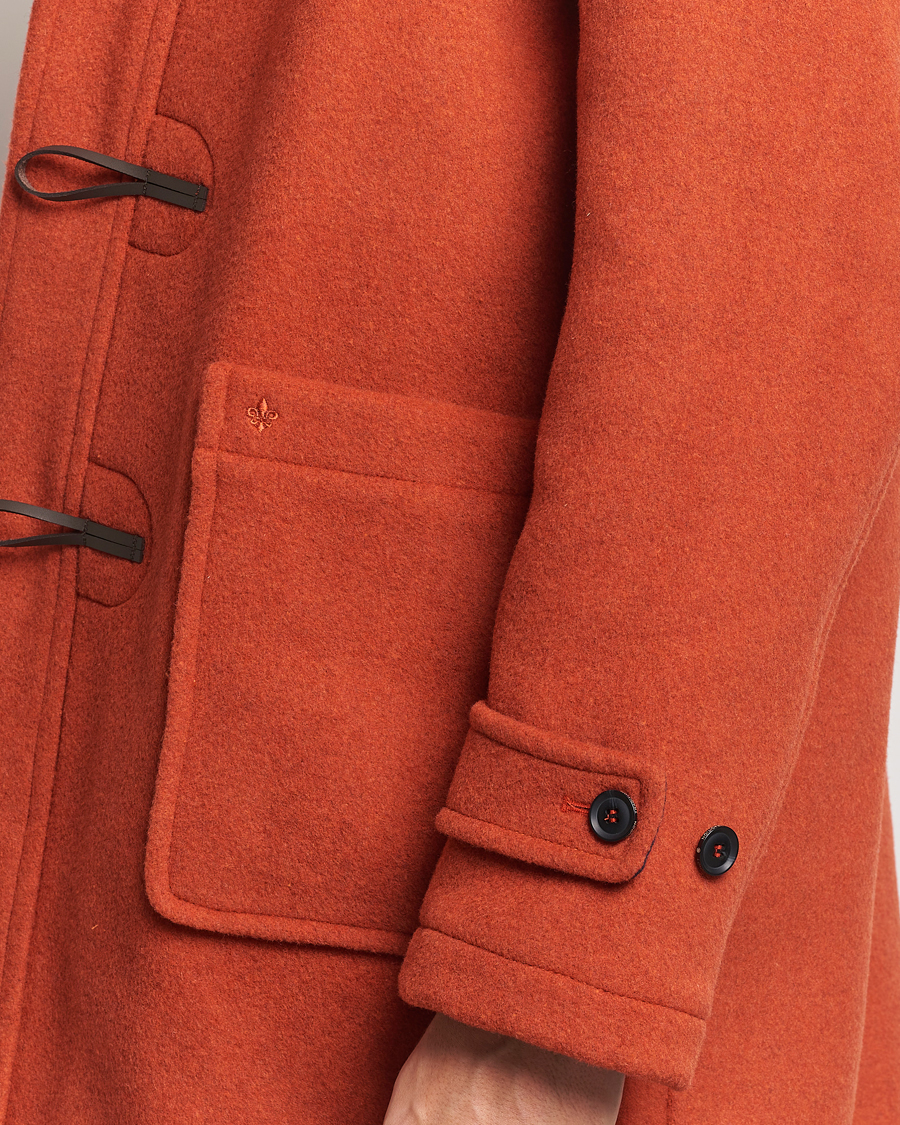 Men | Coats & Jackets | Morris | Duffle Coat Orange