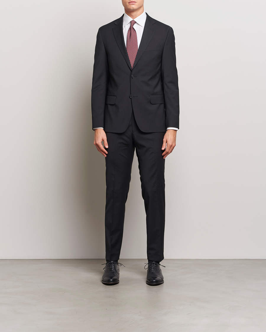 Men | Trousers | Oscar Jacobson | Damien Trousers Black