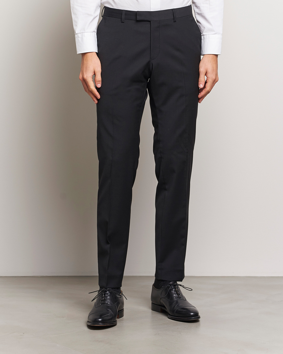 Men | Trousers | Oscar Jacobson | Damien Trousers Black