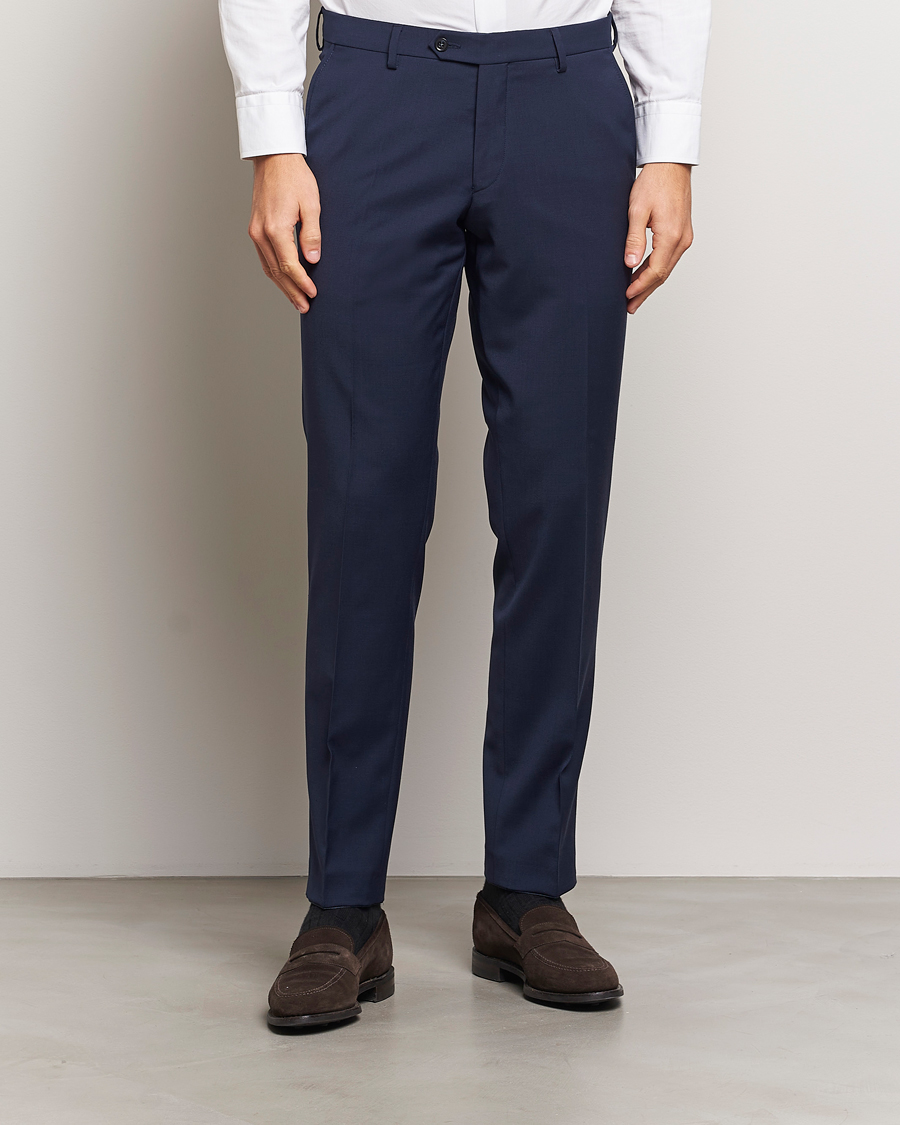 Men | Trousers | Oscar Jacobson | Diego Trousers Dew Blue