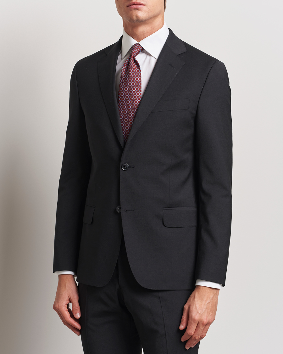 Men | Blazers | Oscar Jacobson | Edmund Blazer Black
