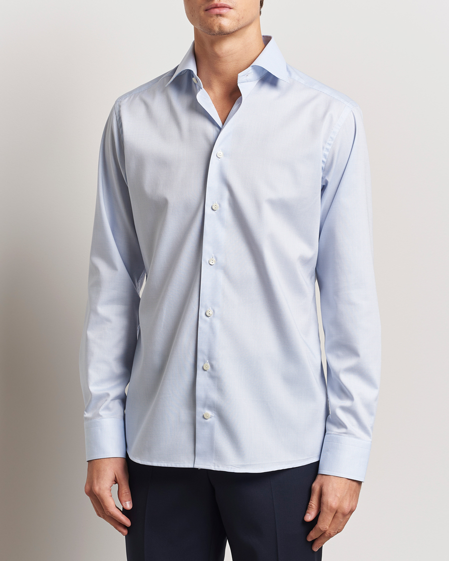 Men | Shirts | Eton | Slim Fit Oxford Shirt Light Blue