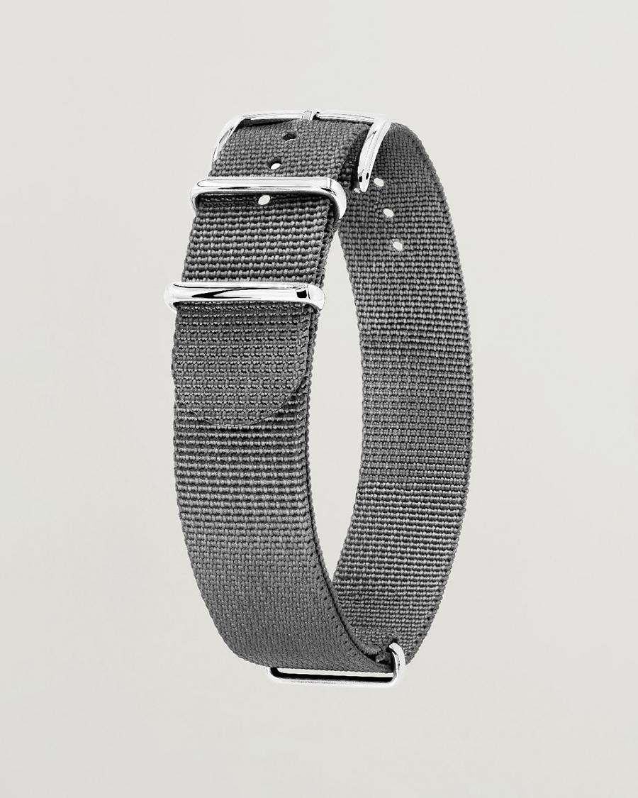 Men | Watch straps | HIRSCH | Rush Recycle Nato Watch Strap Grey