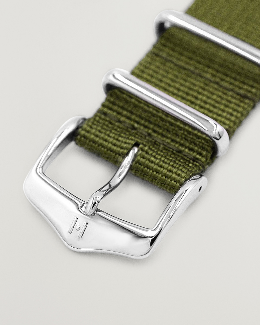 Men | Watch straps | HIRSCH | Rush Recycle Nato Watch Strap Green