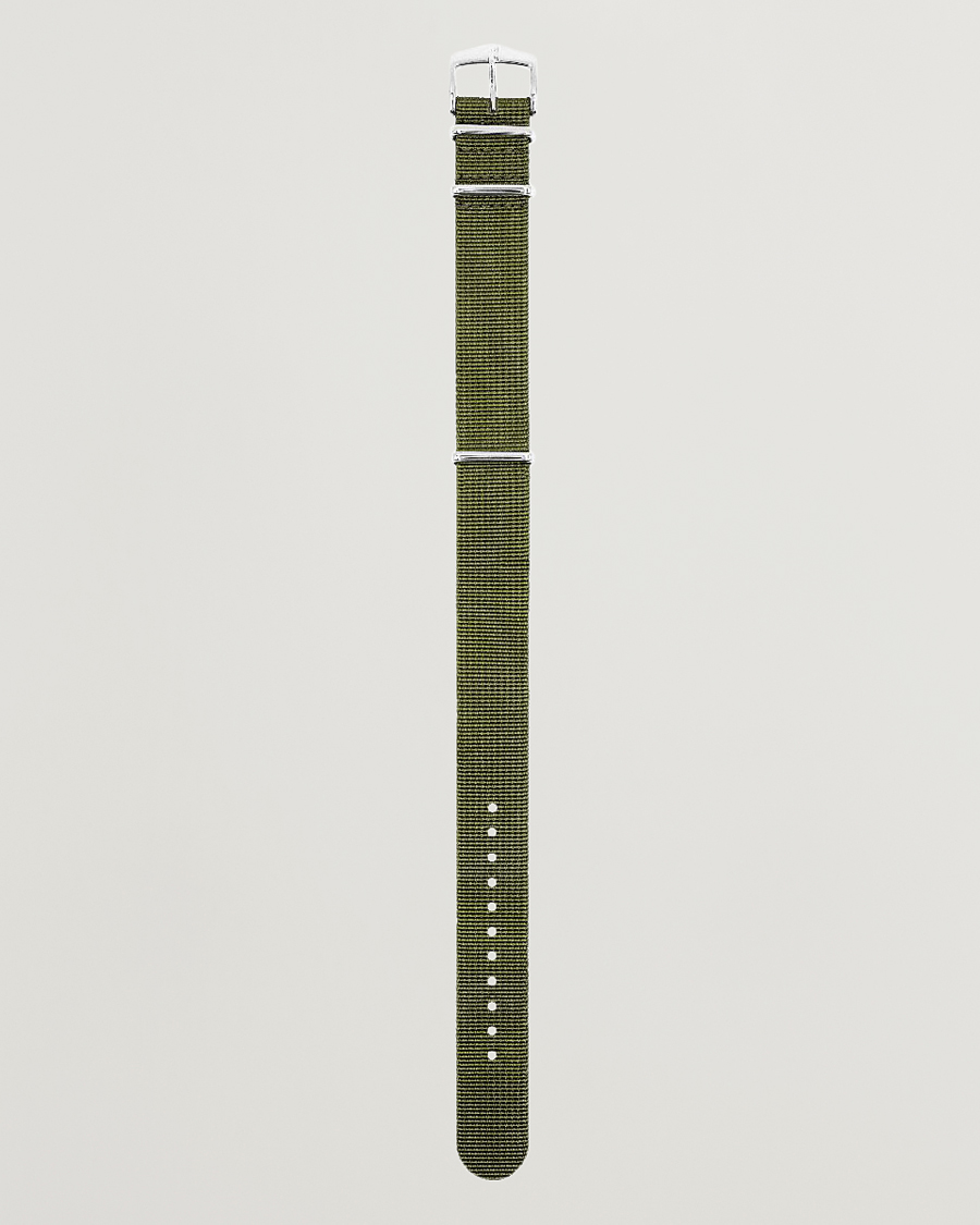 Men | Watch straps | HIRSCH | Rush Recycle Nato Watch Strap Green