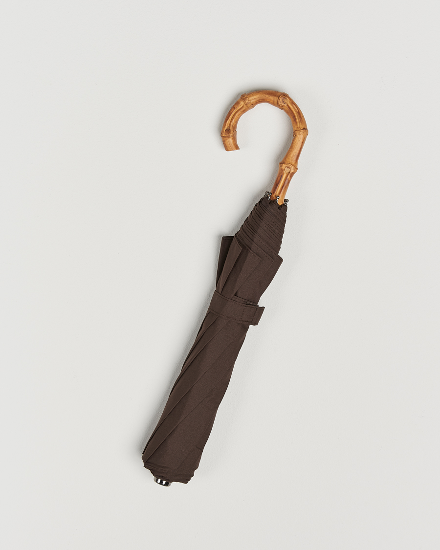 Men | Umbrellas | Fox Umbrellas | Telescopic Umbrella Brown