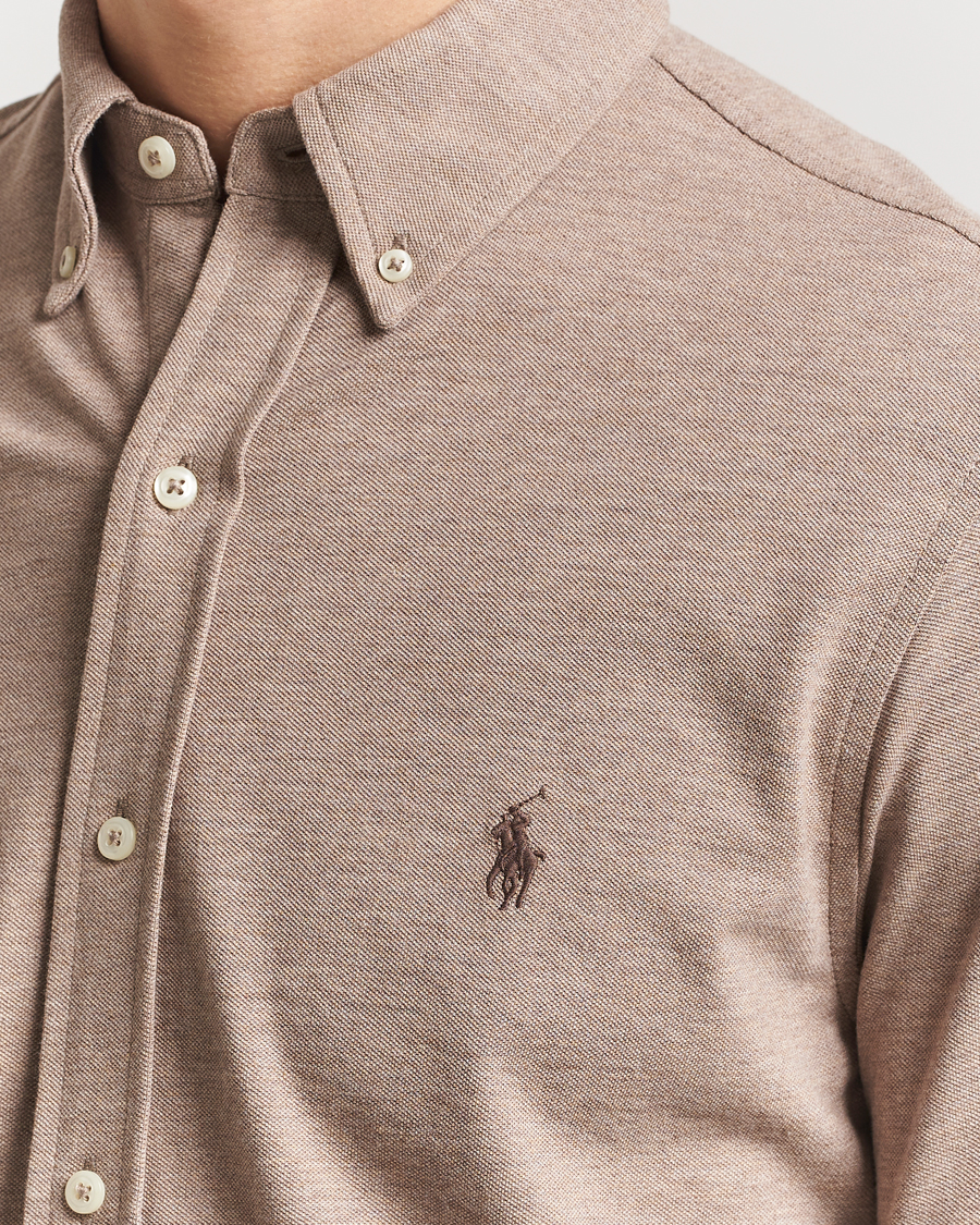 Men | Shirts | Polo Ralph Lauren | Featherweight Mesh Shirt Adirondack Heahter