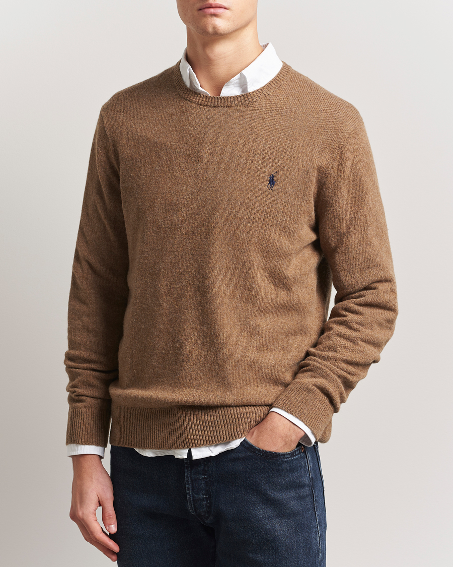 Men | Sweaters & Knitwear | Polo Ralph Lauren | Cotton/Wool Pullover Copper Melange