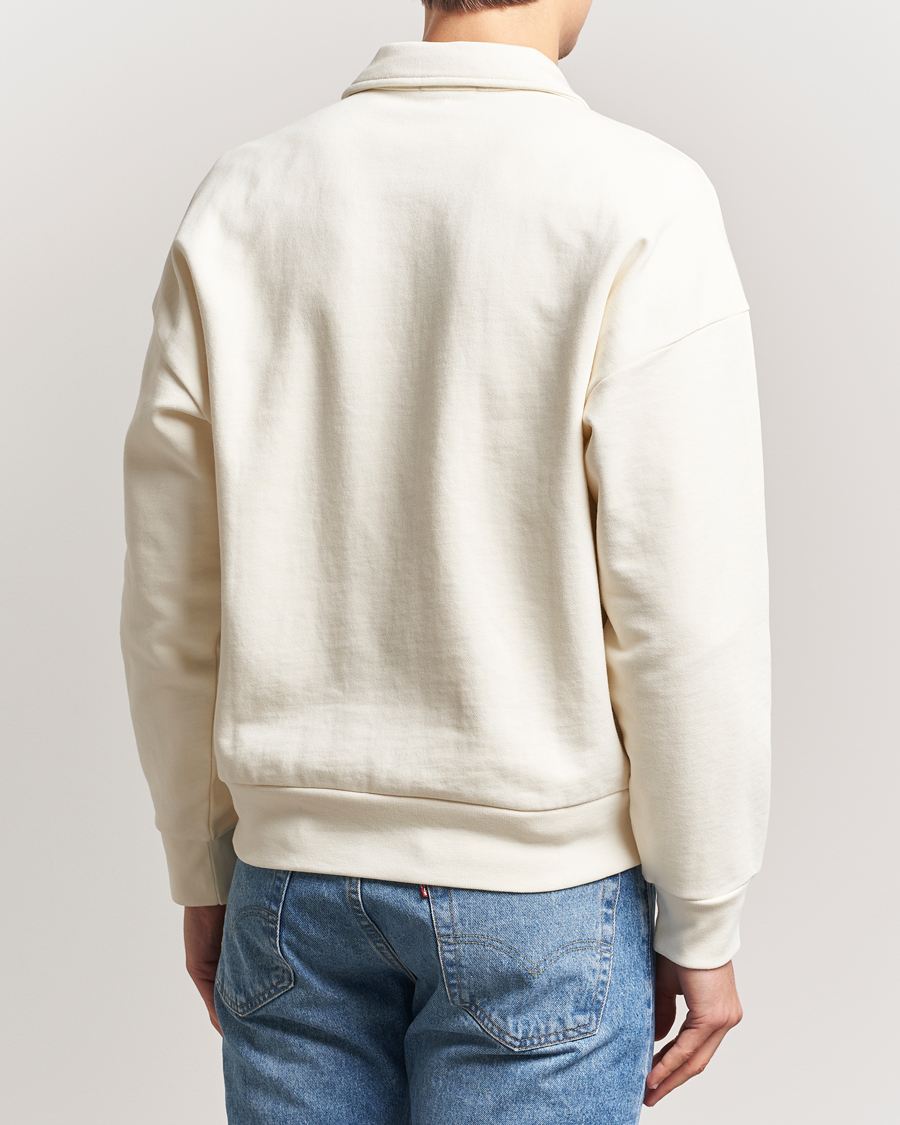 Men | Sweaters & Knitwear | Polo Ralph Lauren | Loopback Terry Half-Zip Clubhouse Cream