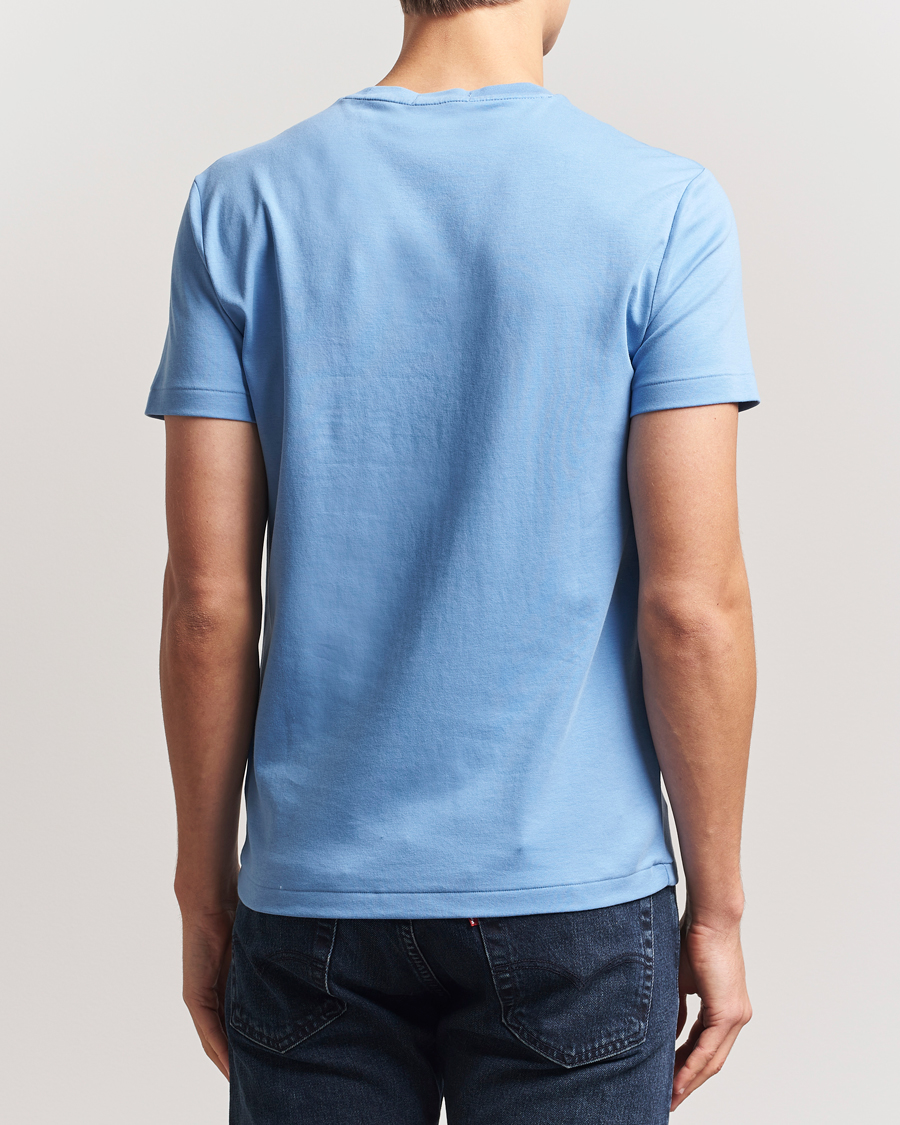 Men | T-Shirts | Polo Ralph Lauren | Luxury Pima Cotton Crew Neck T-Shirt Sky Blue