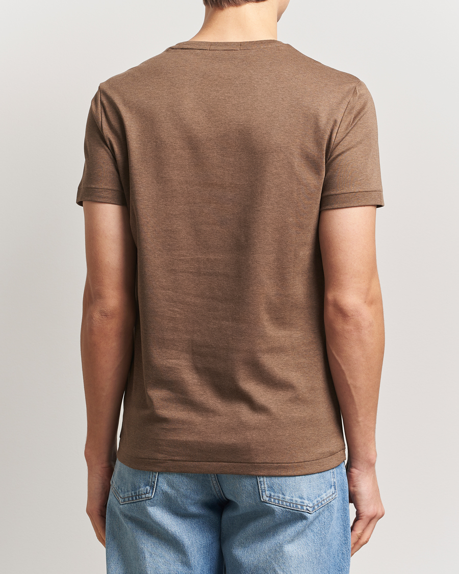 Men | T-Shirts | Polo Ralph Lauren | Luxury Pima Cotton Crew Neck T-Shirt Cedar Heather