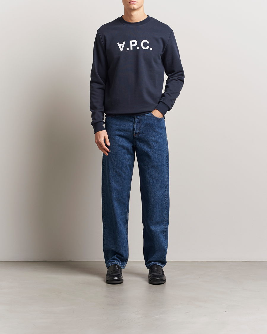 Men | Sweaters & Knitwear | A.P.C. | VPC Sweatshirt Dark Navy