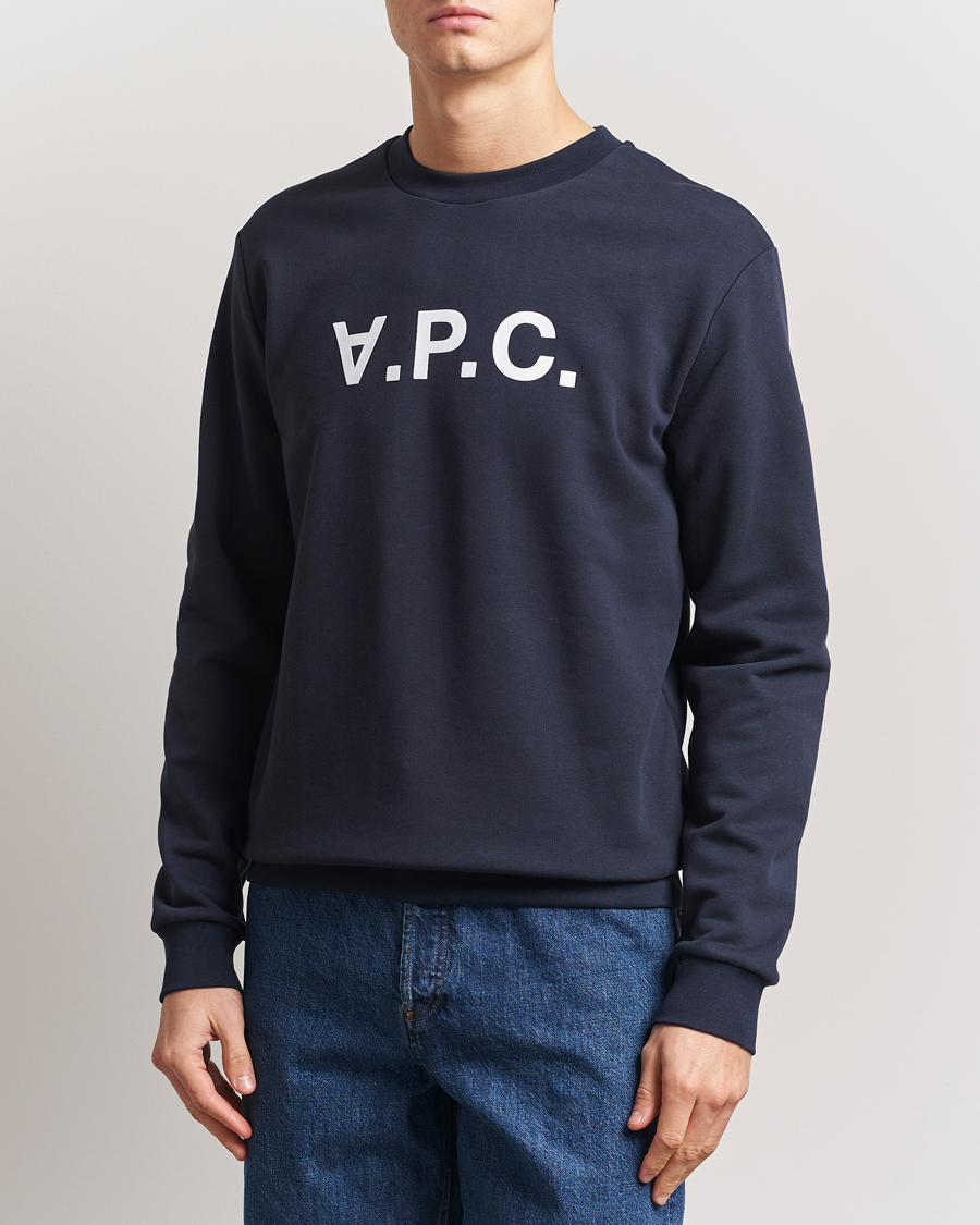 Men | Sweaters & Knitwear | A.P.C. | VPC Sweatshirt Dark Navy