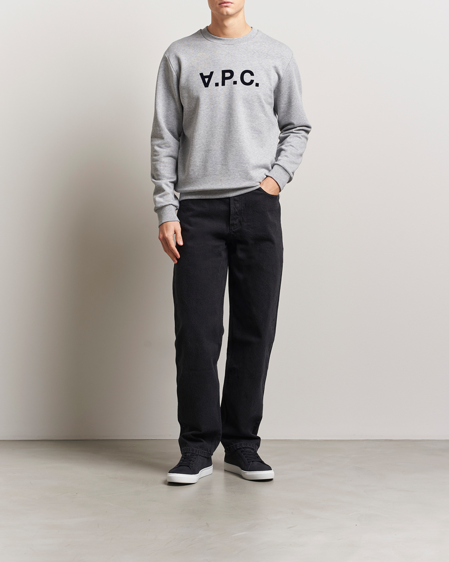 Men | Sweaters & Knitwear | A.P.C. | VPC Sweatshirt Heather Grey