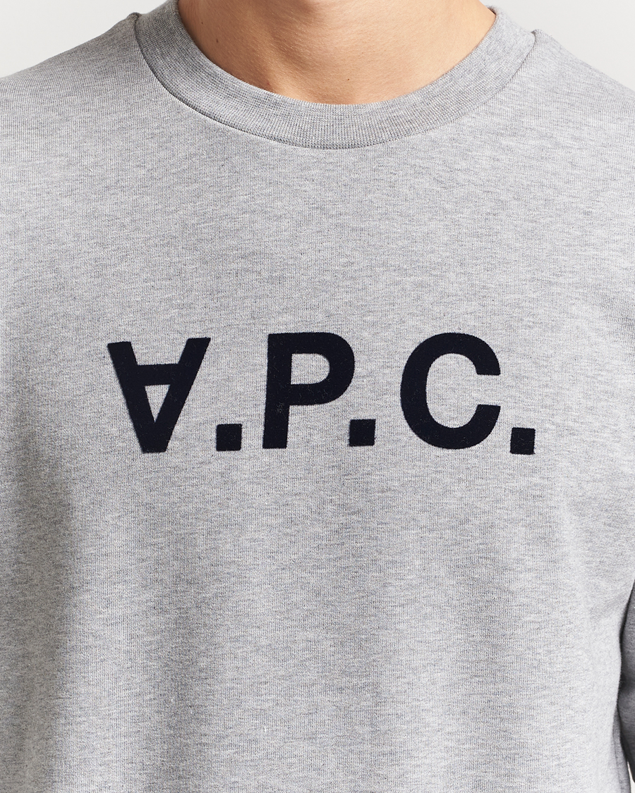 Men | Sweaters & Knitwear | A.P.C. | VPC Sweatshirt Heather Grey