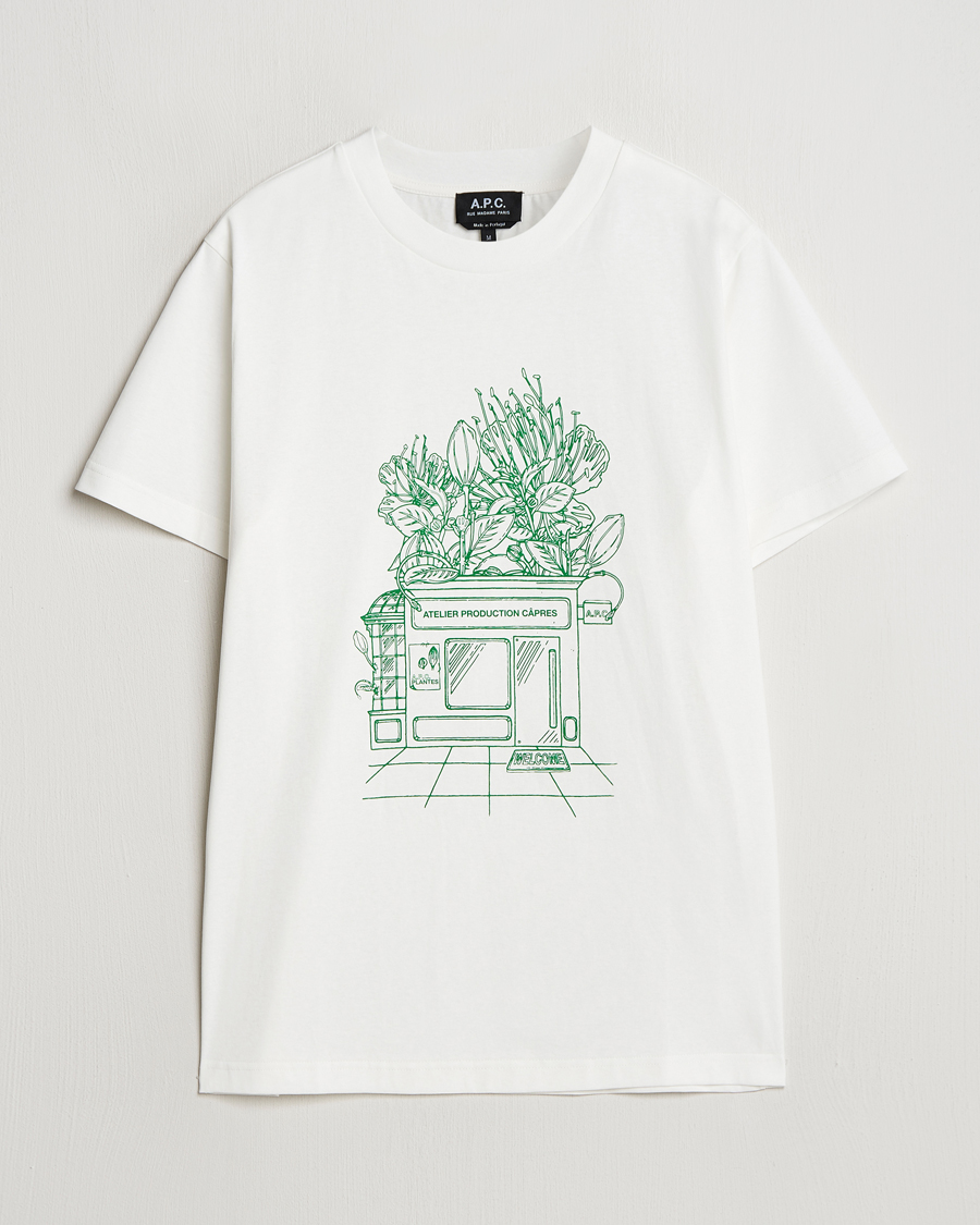 Men | T-Shirts | A.P.C. | Magasin T-Shirt White
