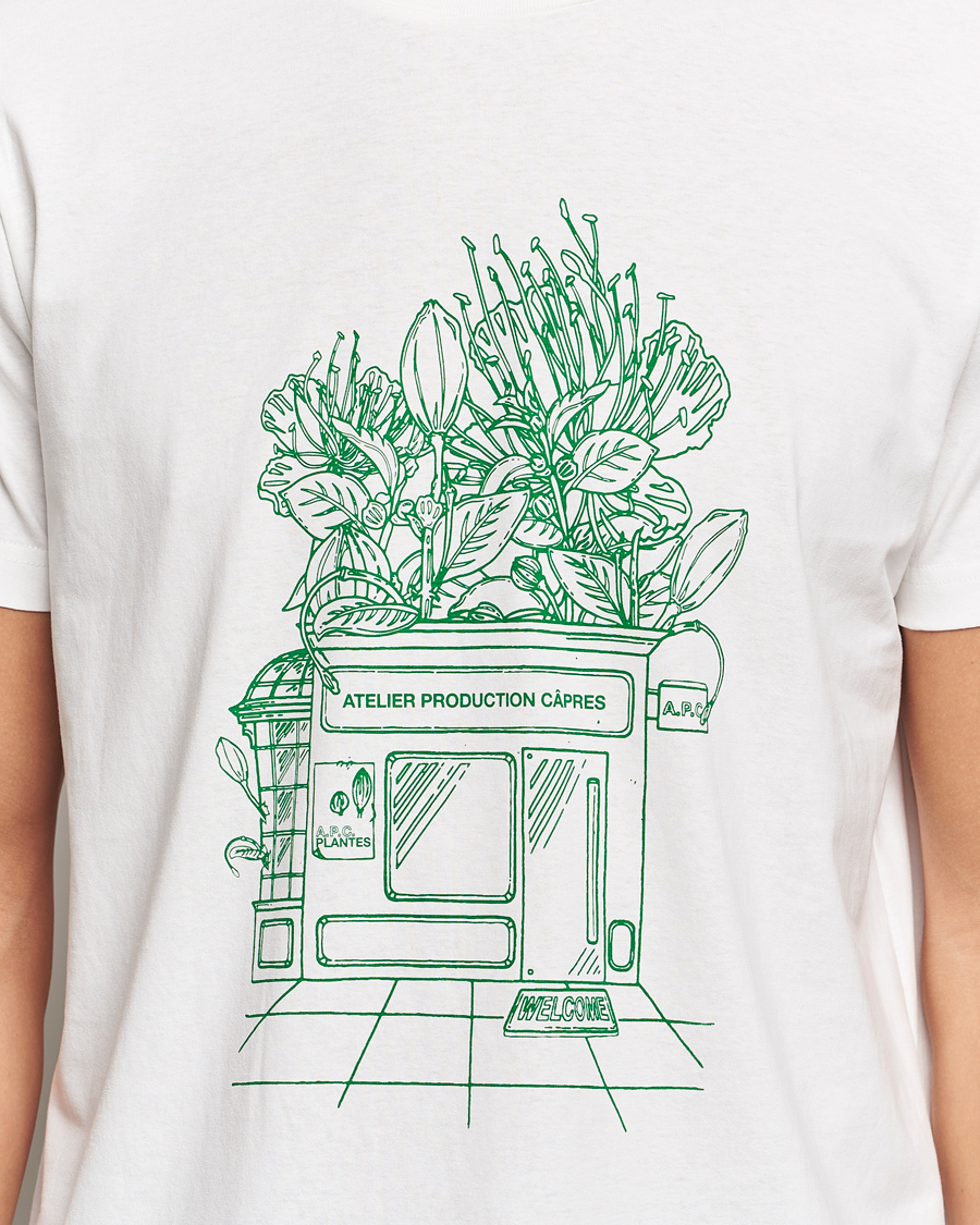 Men | T-Shirts | A.P.C. | Magasin T-Shirt White