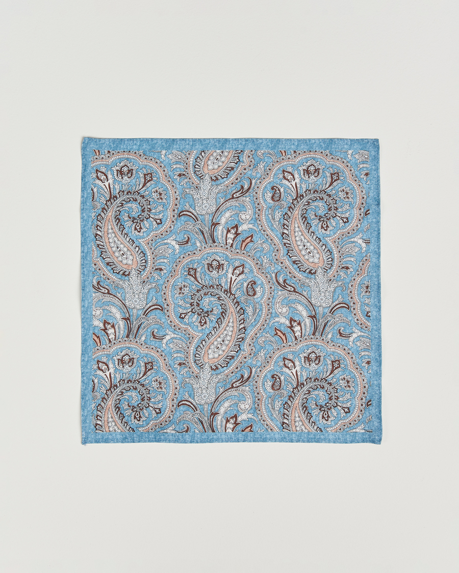 Men | Ties | Amanda Christensen | Box Set Printed Silk 8cm Tie With Pocket Square Navy