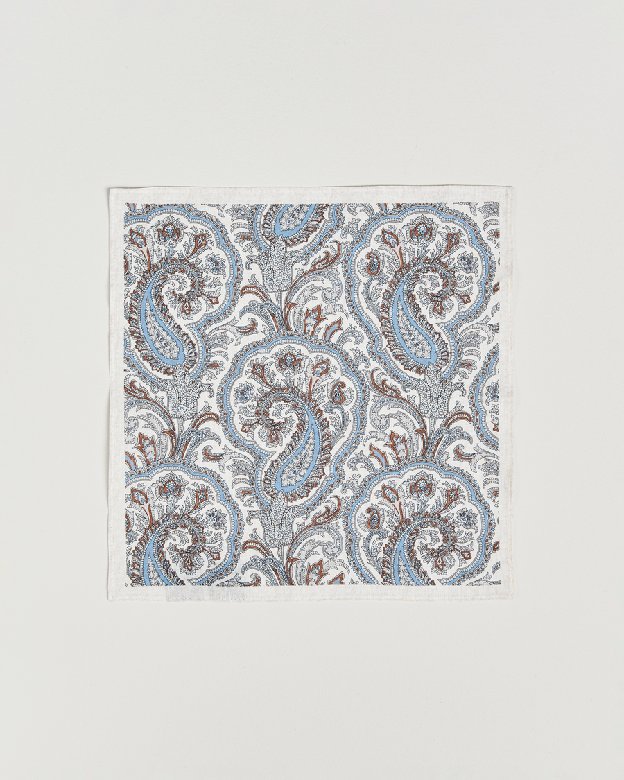 Men | Ties | Amanda Christensen | Box Set Printed Silk 8cm Tie With Pocket Square Brown