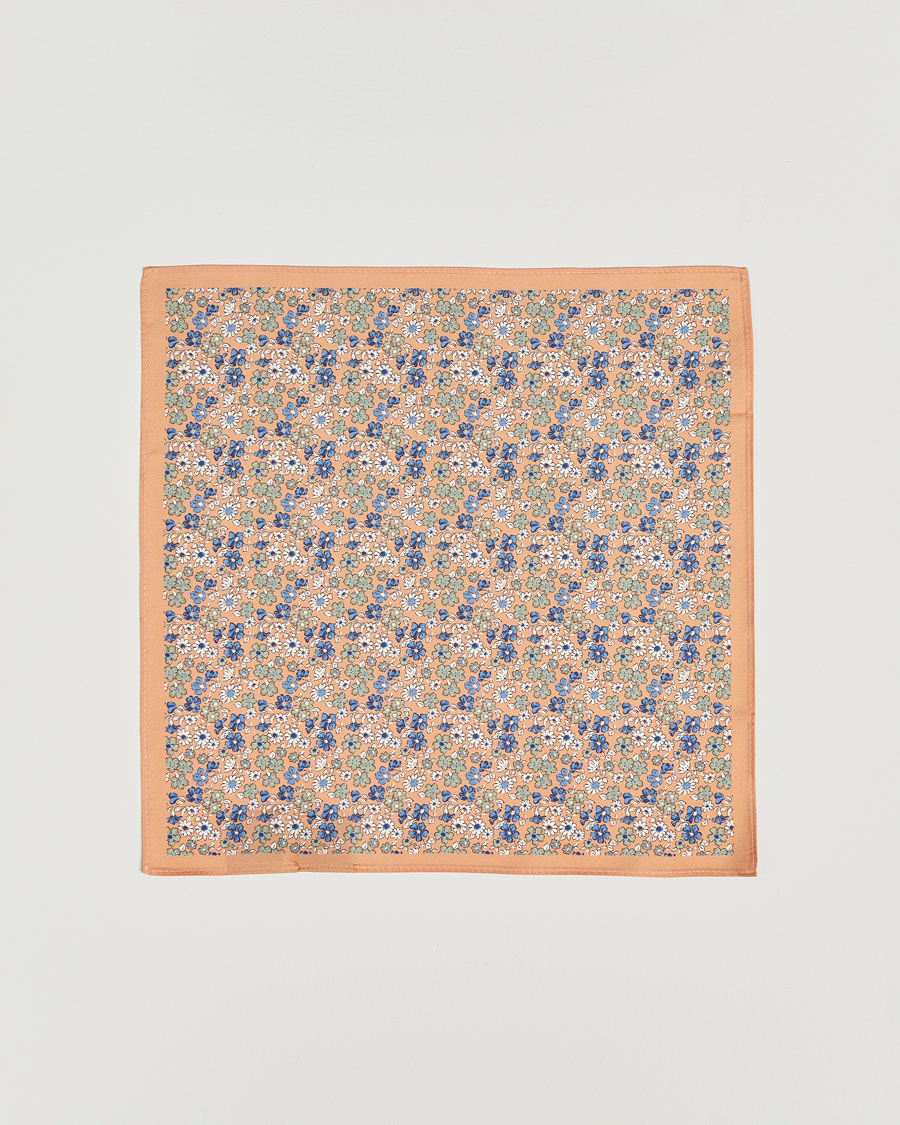 Men | Ties | Amanda Christensen | Box Set Printed Silk 8cm Tie With Pocket Square Orange