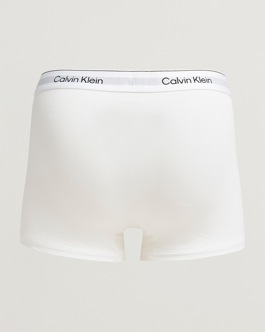 Men | Underwear & Socks | Calvin Klein | 3-Pack Icon Cotton Stretch Relaxed Trunk White