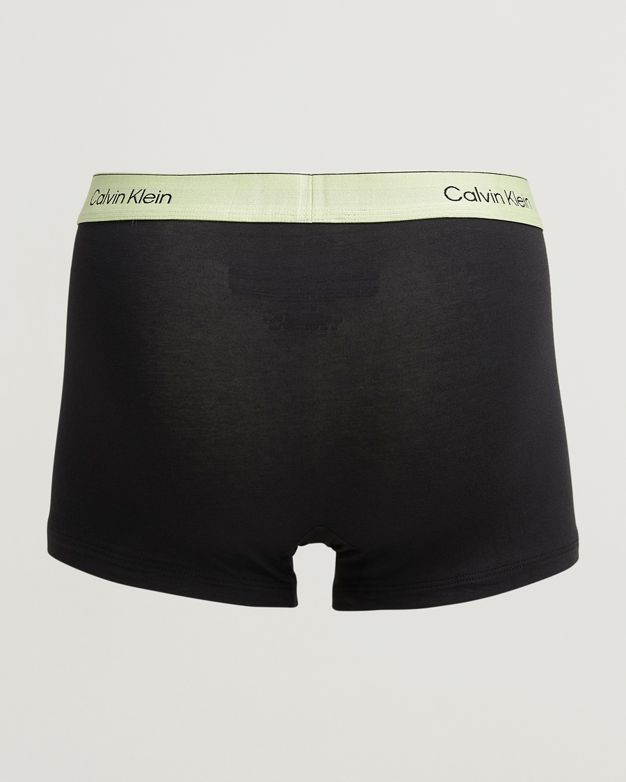 Men | Underwear & Socks | Calvin Klein | 3-Pack Icon Cotton Stretch Low Rise Trunk Black
