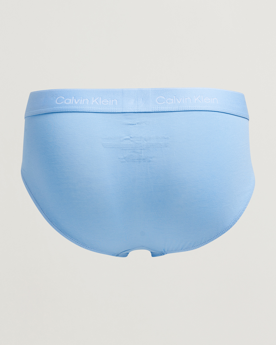 Men | Underwear & Socks | Calvin Klein | 3-Pack Icon Cotton Stretch Hip Brief Black/Blue/Light Blue