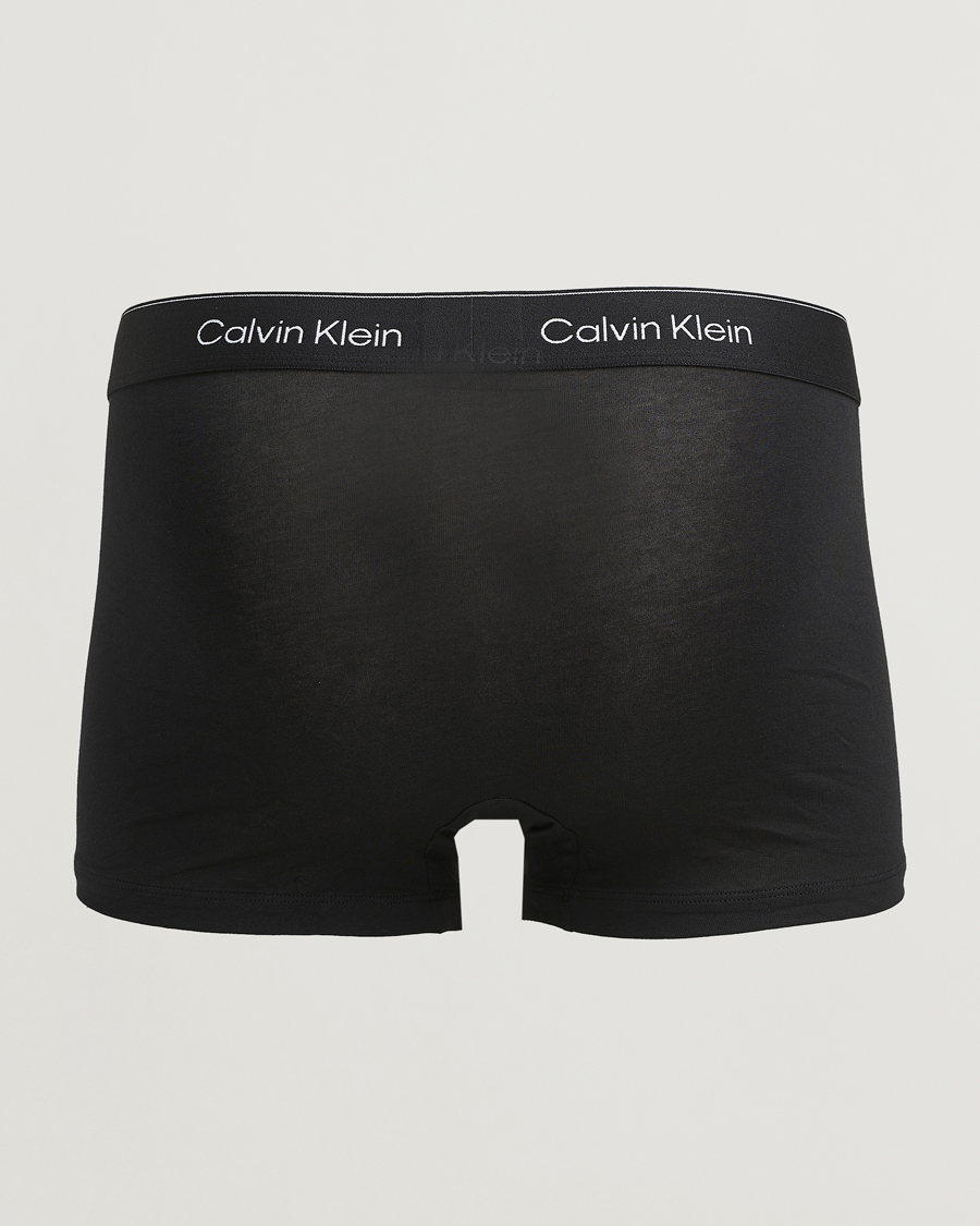 Men | Underwear & Socks | Calvin Klein | 5-Pack Icon Cotton Stretch Trunk Black