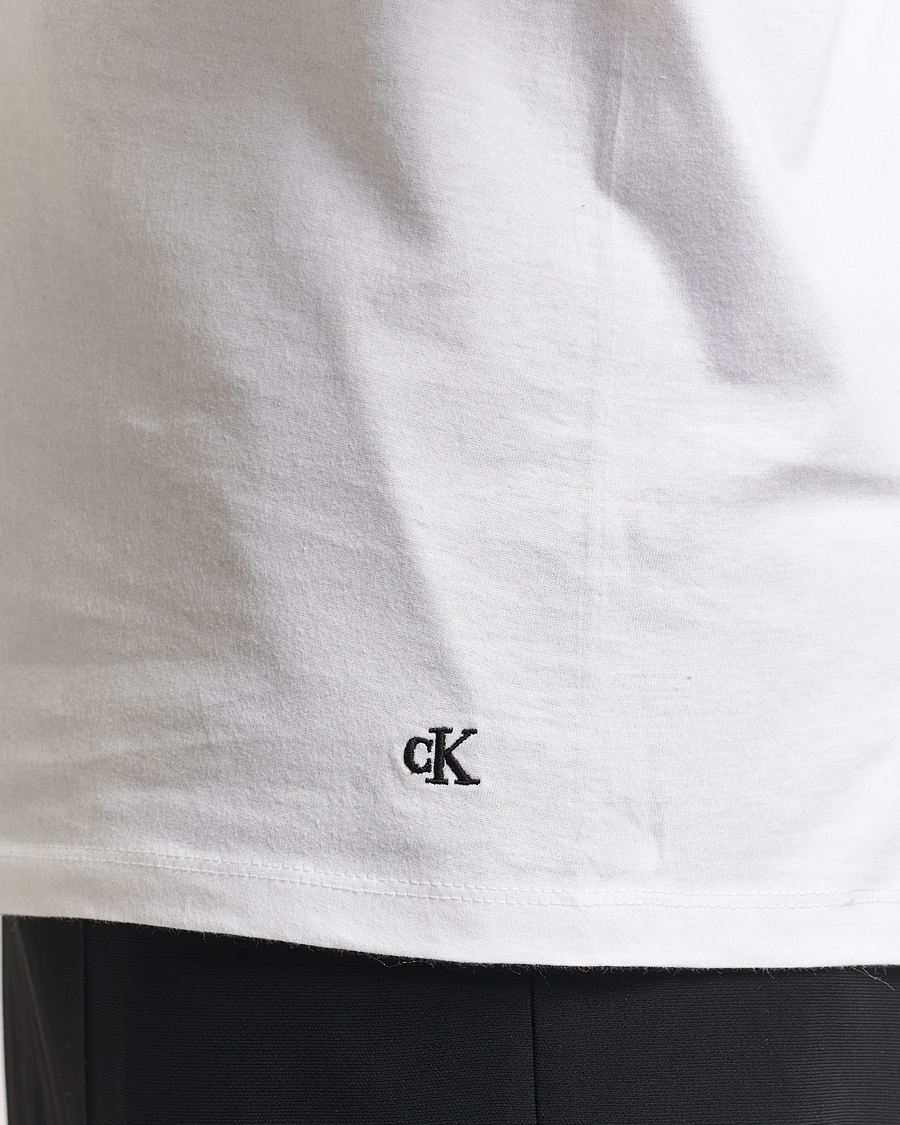Men | T-Shirts | Calvin Klein | 3-Pack Cotton Crew Neck T-Shirt White