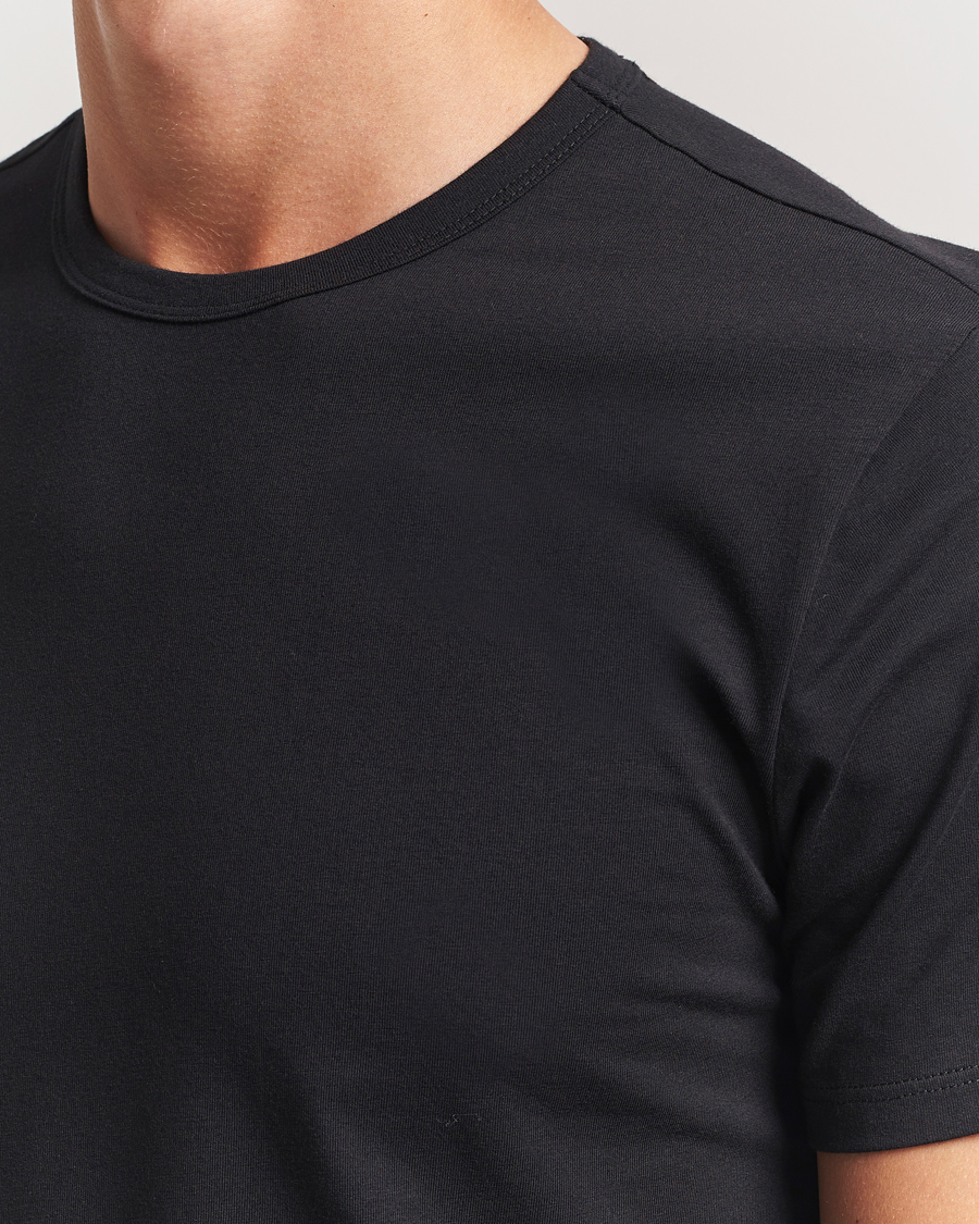 Men | T-Shirts | Calvin Klein | 3-Pack Cotton Stretch Crew Neck T-Shirt Black