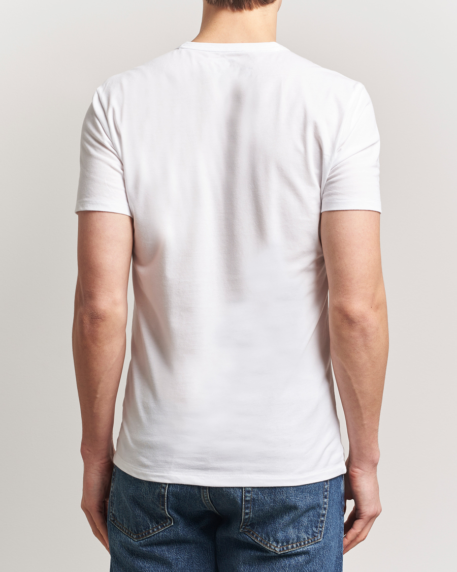 Men | T-Shirts | Calvin Klein | 3-Pack Cotton Stretch V-Neck T-Shirt White
