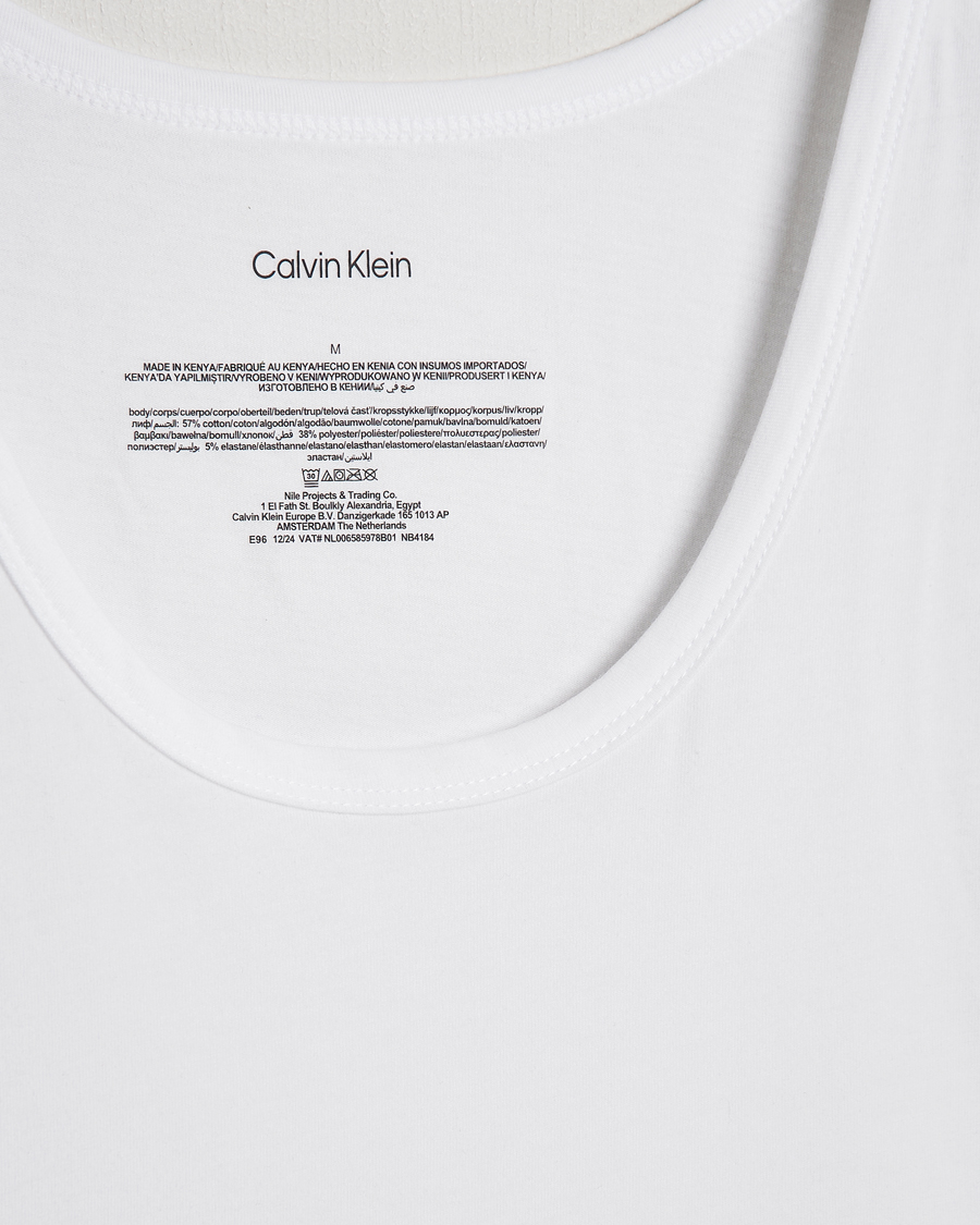 Men | T-Shirts | Calvin Klein | 3-Pack Cotton Tank Top White