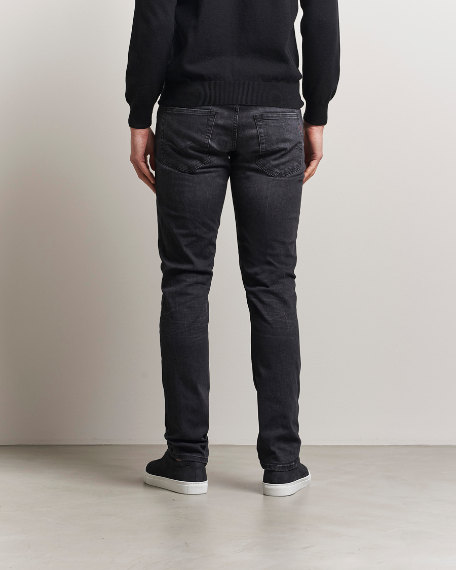 Men | Jeans | Replay | Grover Straight Fit Stretch Jeans Washed Black