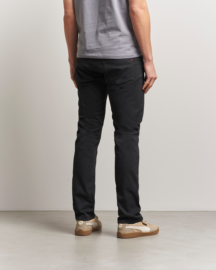 Men | Trousers | Replay | Grover Hyperflex 5-Pocket Pants Black