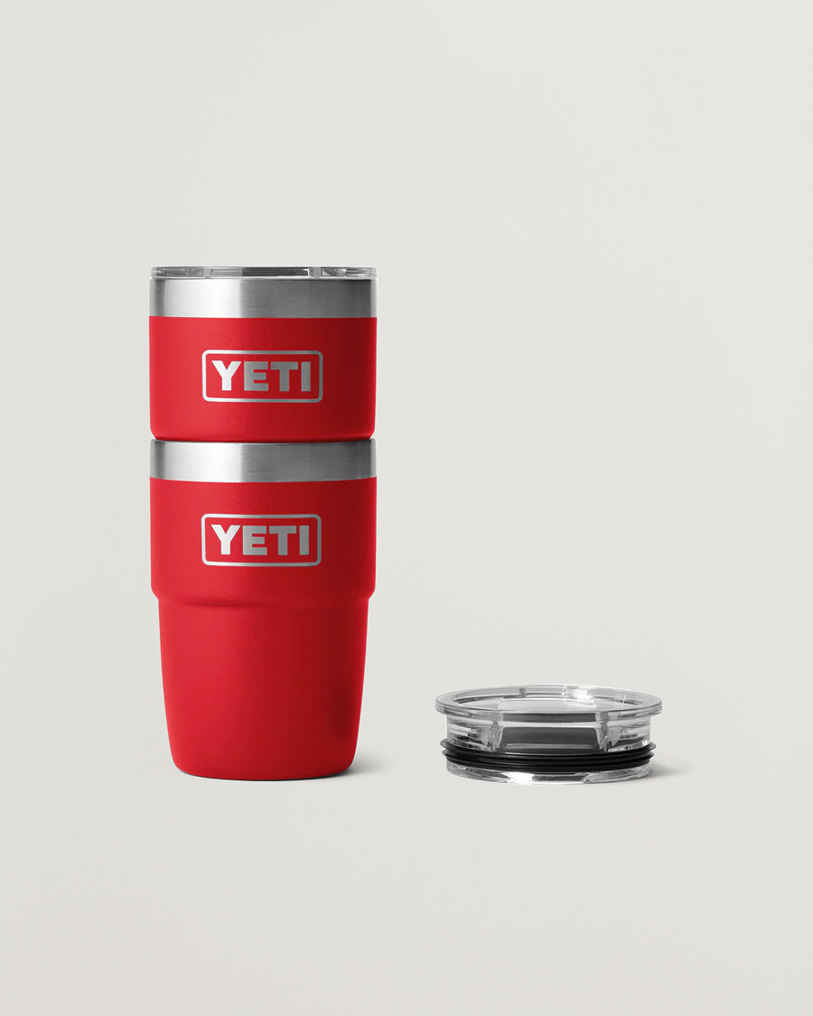 Men | Outdoor living | YETI | Rambler 8 Oz Stackable Cup Rescure Red