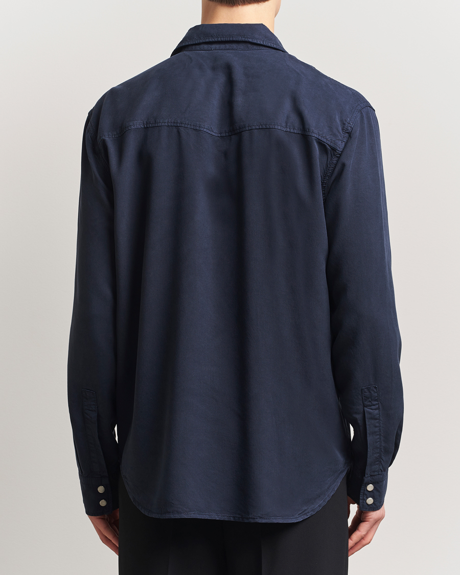 Men | Shirts | Filippa K | Western Shirt Navy