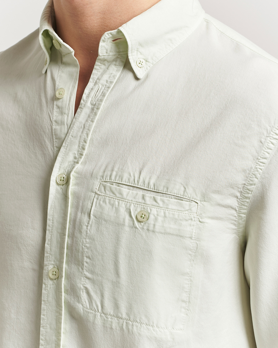 Men | Shirts | Filippa K | Zachary Lyocell Shirt Pastel Green
