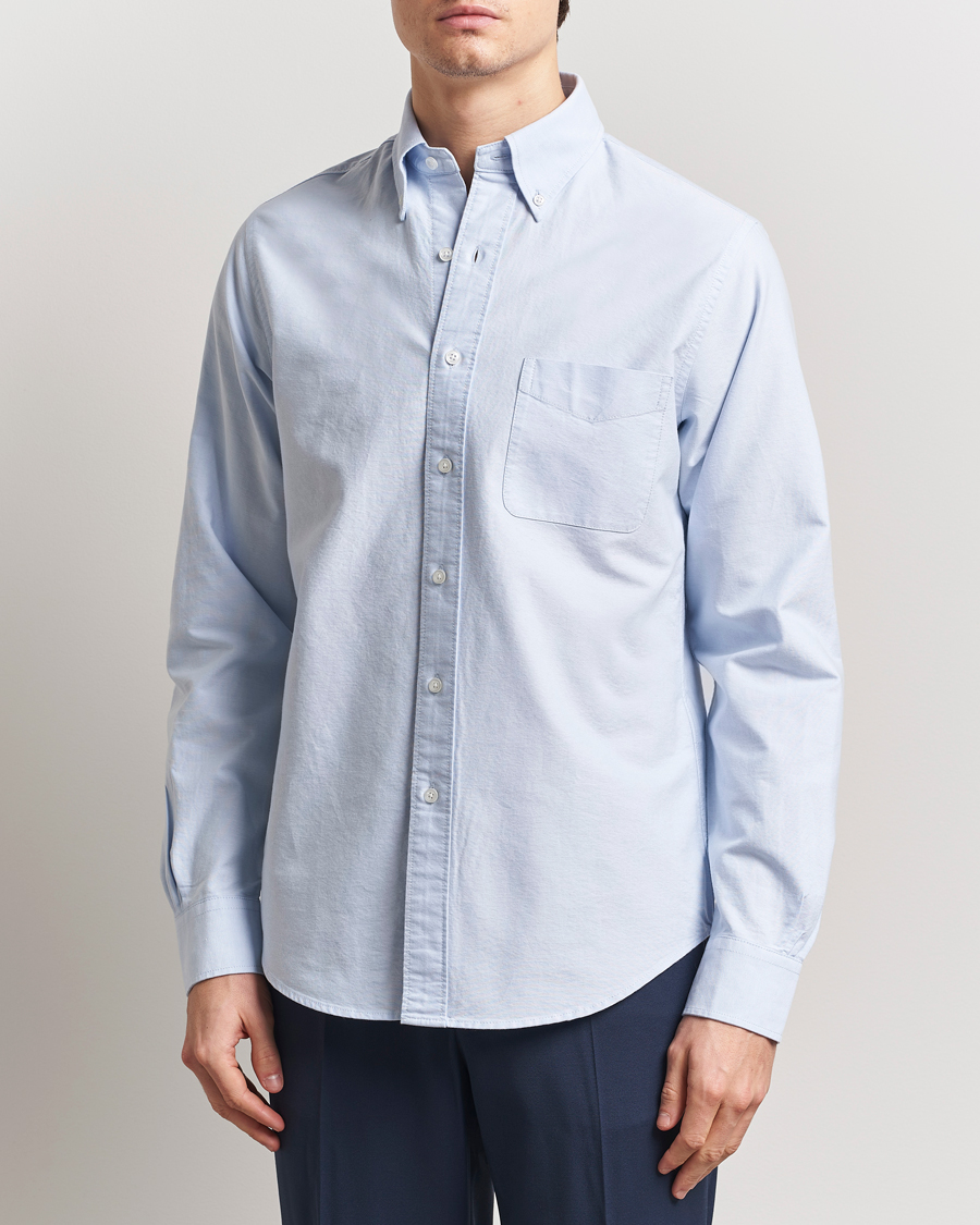 Men | Shirts | Filippa K | Slim Oxford Shirt Light Blue