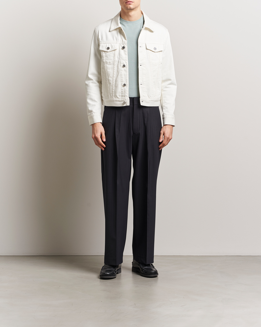 Men | Coats & Jackets | Filippa K | Classic Jean Jacket Ecru Wash