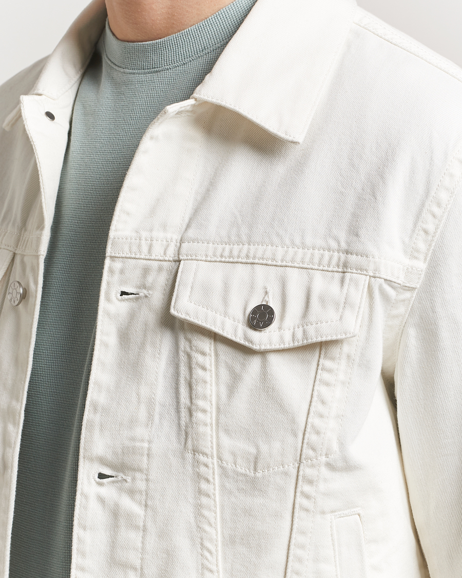 Men | Coats & Jackets | Filippa K | Classic Jean Jacket Ecru Wash