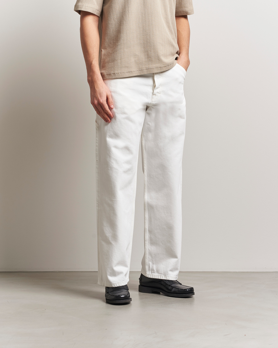 Men | Jeans | Filippa K | Baggy Jeans Ecru Wash