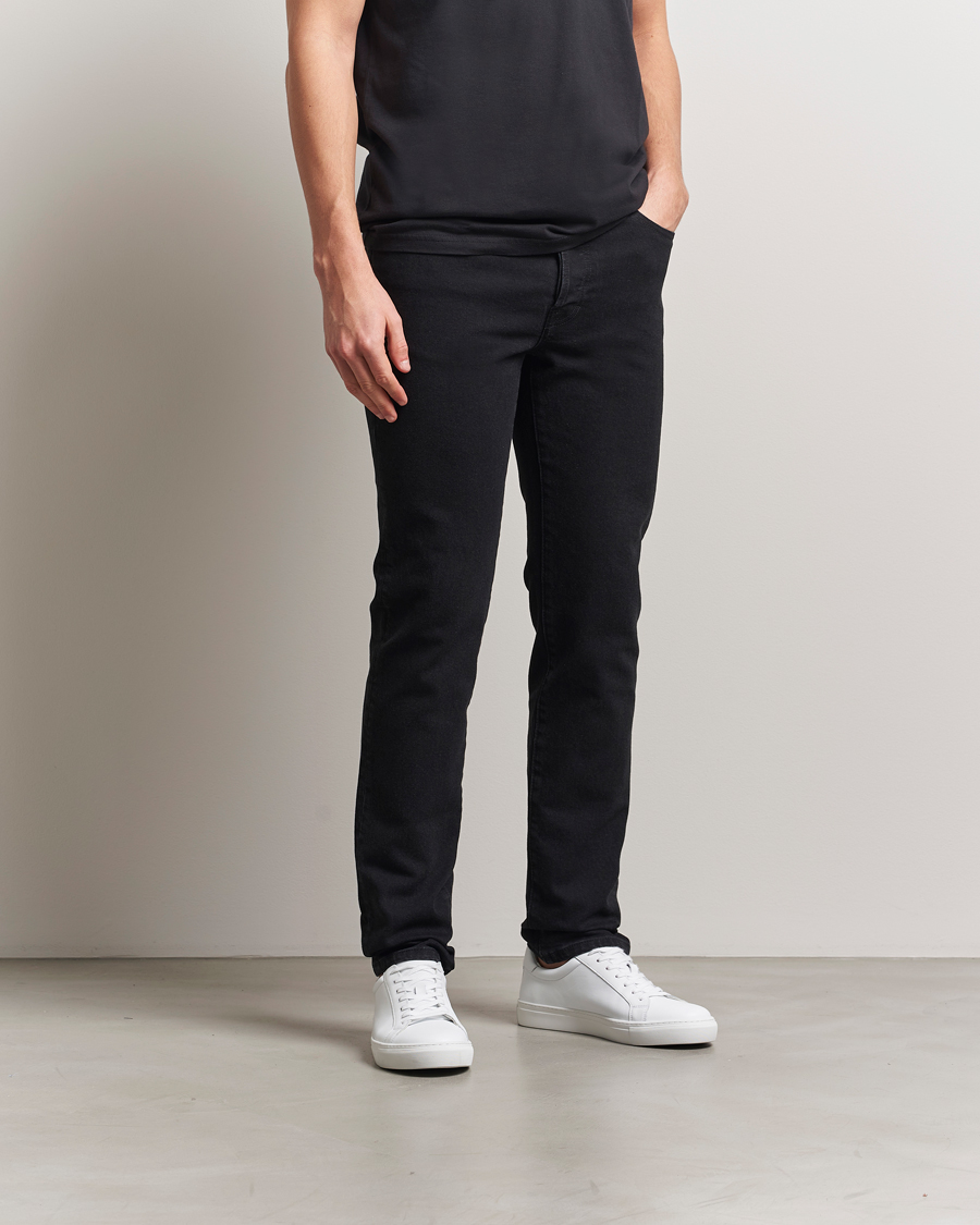 Men | Jeans | Filippa K | Slim Straight Jeans Washed Black