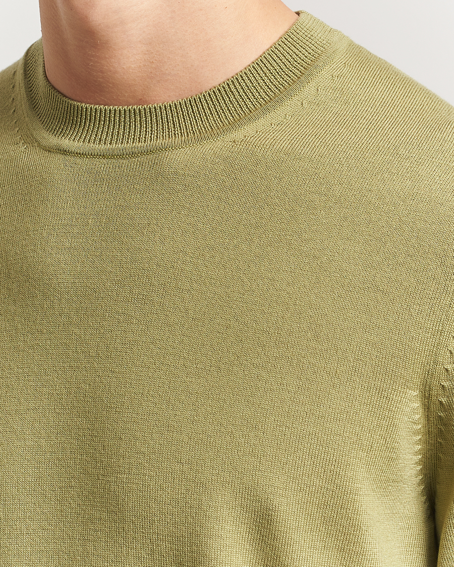 Men | Sweaters & Knitwear | NN07 | Ted Merino Crew Neck Pullover Evergreen