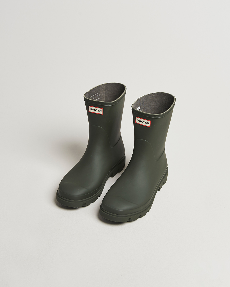 Men | Overshoes & Rubber boots | Hunter Boots | Downpour Short Boot Dark Olive