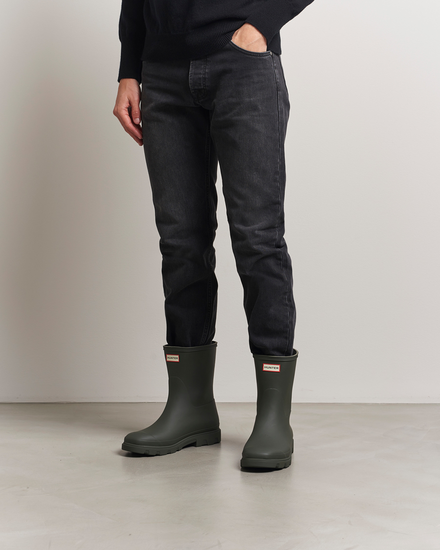 Men | Overshoes & Rubber boots | Hunter Boots | Downpour Short Boot Dark Olive