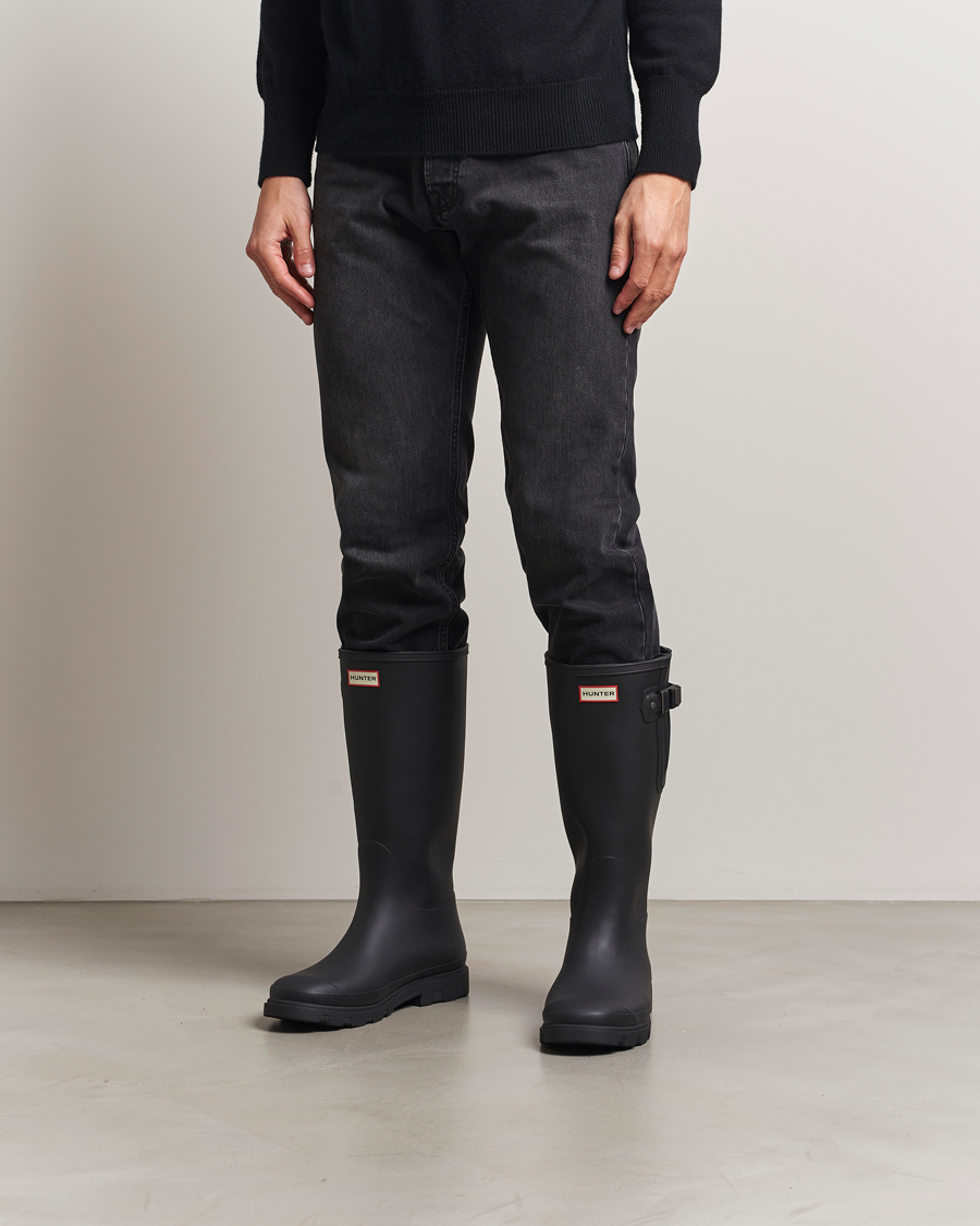 Men | Overshoes & Rubber boots | Hunter Boots | Downpour Adjustable Boot Black