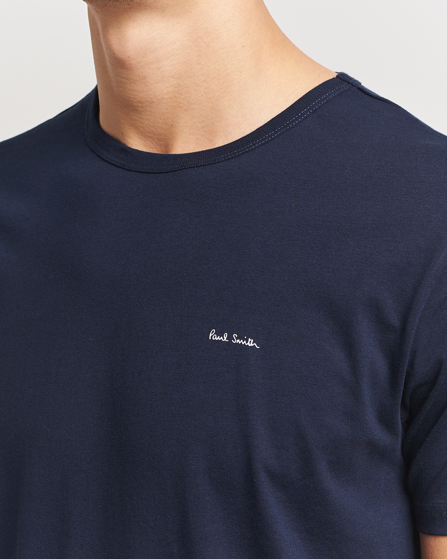 Men | T-Shirts | Paul Smith | 3-Pack Crew Neck T-Shirt Navy